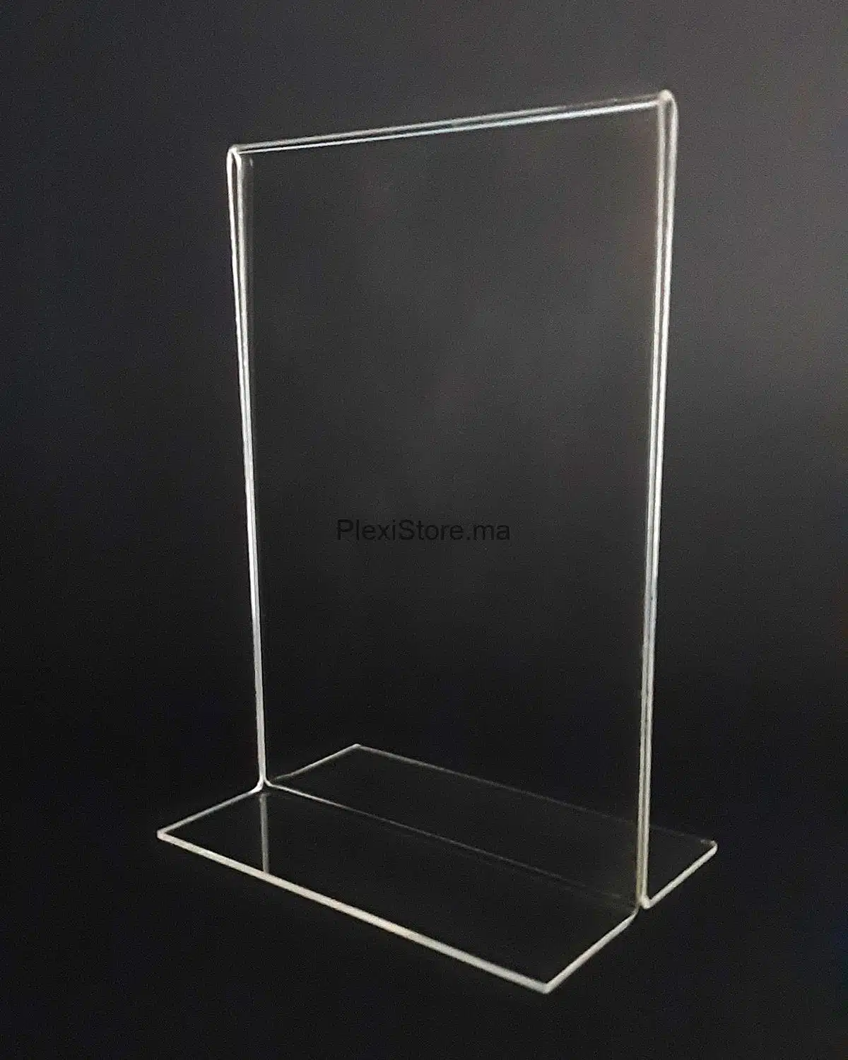 porte affiche plexiglas en T